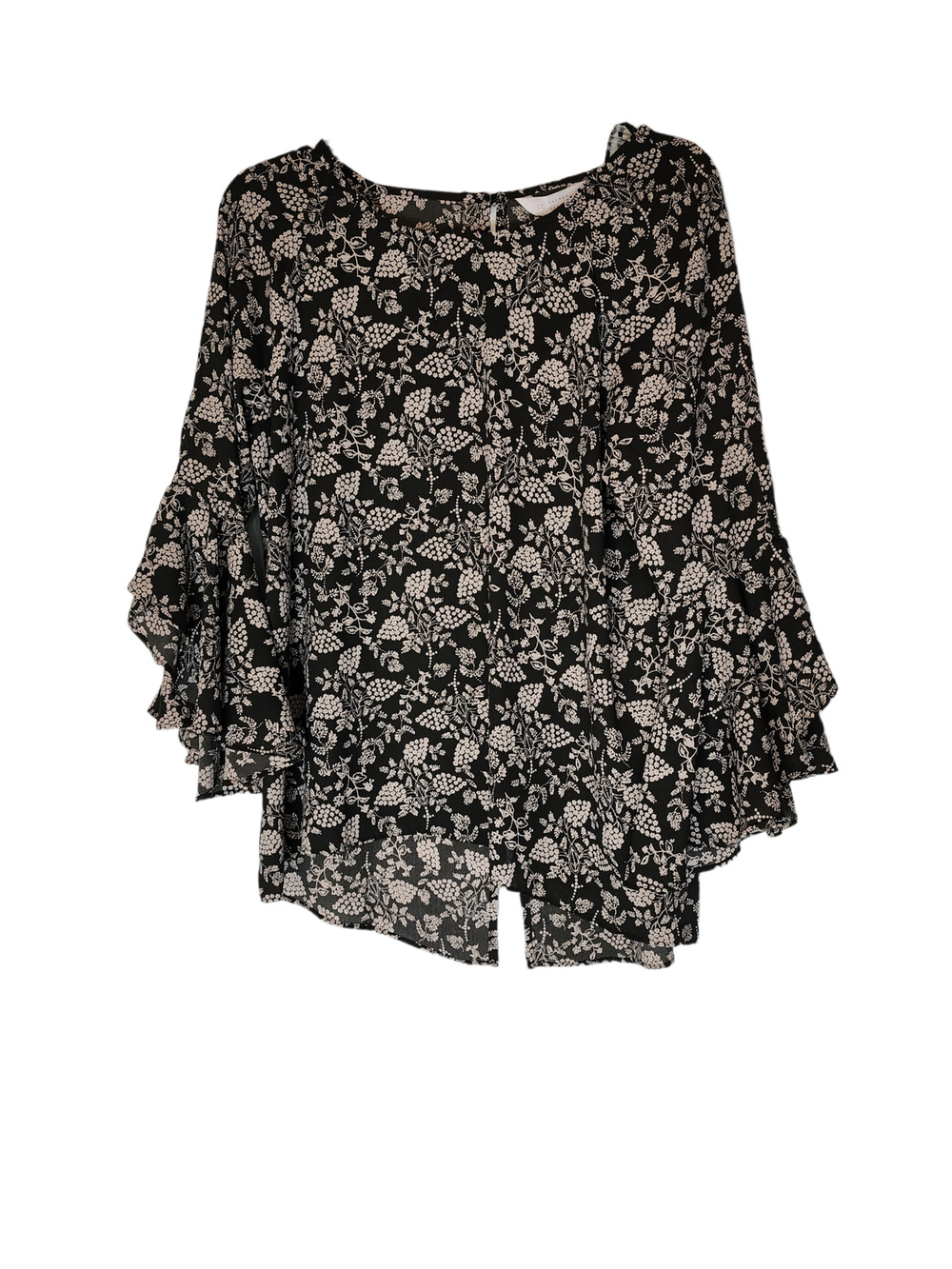 NWT Lauren Conrad Flutter Bell Sleeve Blouse M